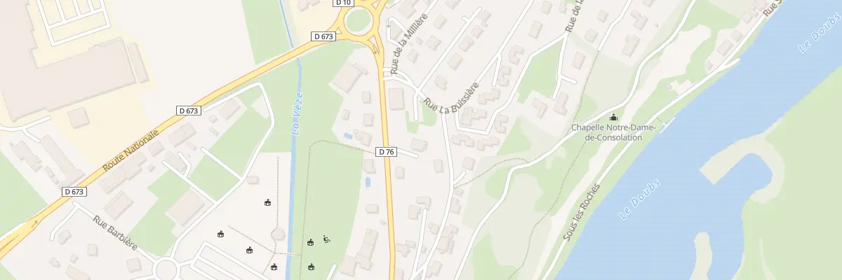 Plan du 27 Rue de la Petite Croix à Rochefort-sur-Nenon