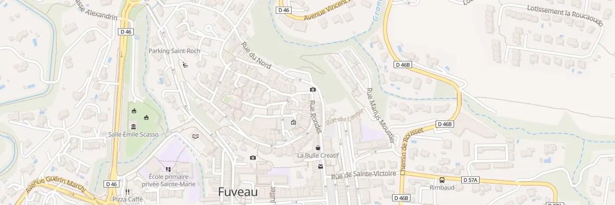 Plan du 6477 Rue Rondet à Fuveau