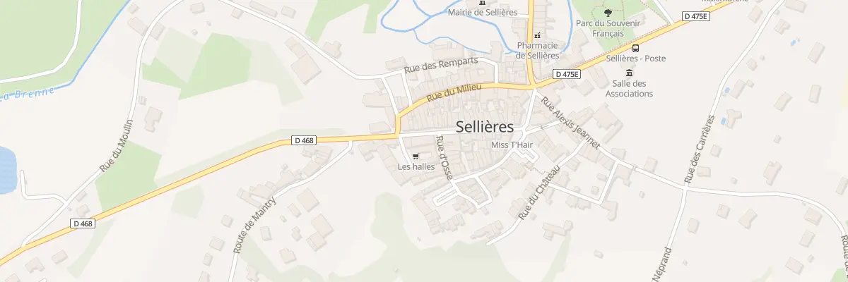 Plan du 15 Grande Rue à Sellières
