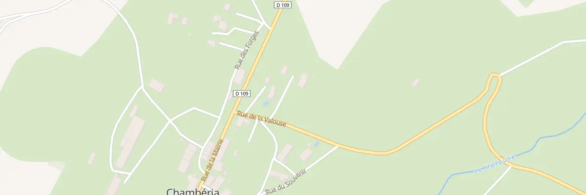 Plan du 9 Rue de la Valouse à Chambéria