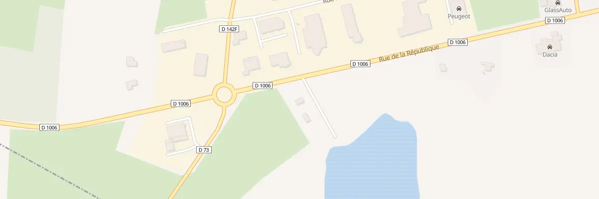 Plan du 93 Rue de la République aux Abrets en Dauphiné