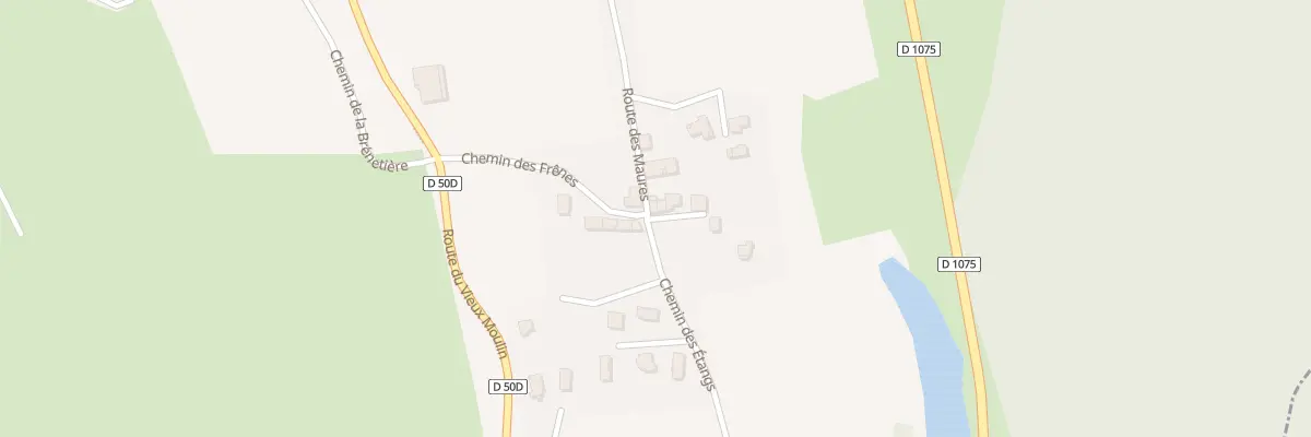 Plan du 629 Rte des Maures à Bilieu