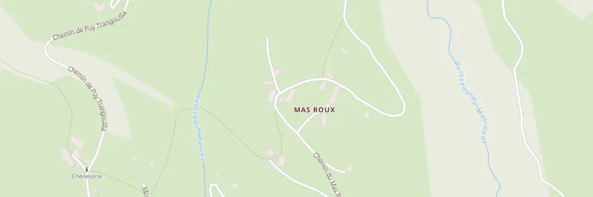 Plan du 656 Che du Mas Roux à Château-Bernard