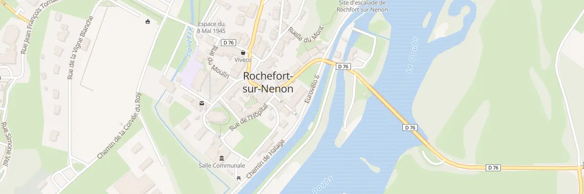 Plan du 7 Rue de l’Ecluse à Rochefort-sur-Nenon