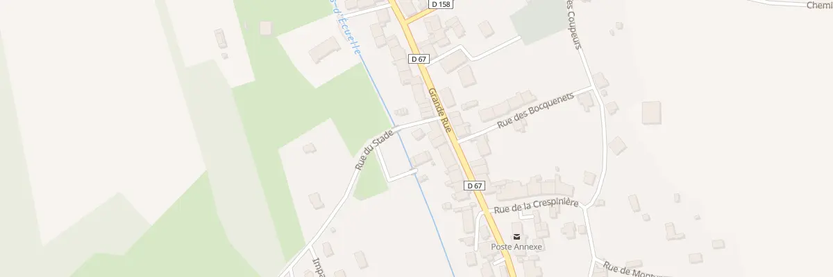Plan du 1 Rue du Stade à Oyrières