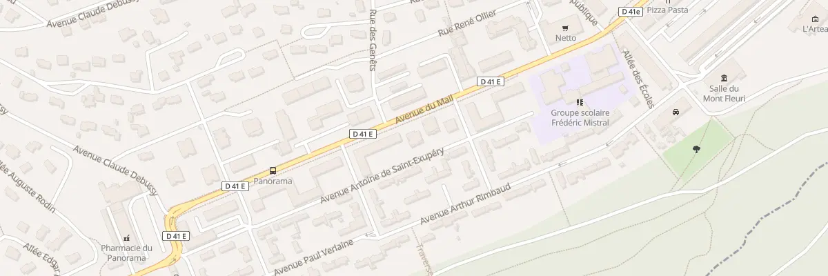 Plan du 9001 Res La Croix du Sud à Carnoux-en-Provence