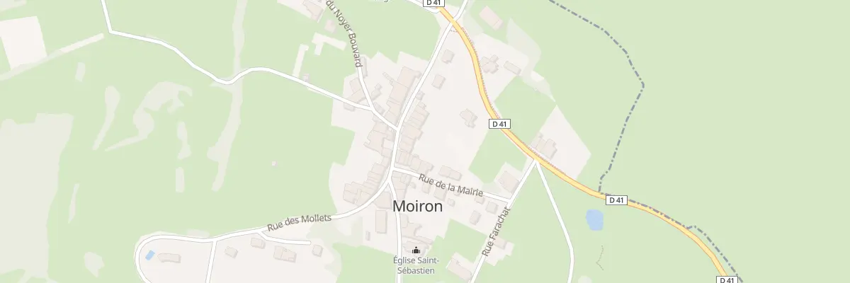 Plan du 15 Rue de l’Eglise à Moiron