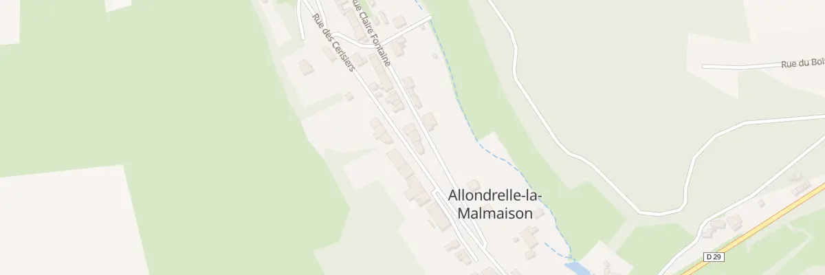 Plan du 2 Rue Claire Fontaine à Allondrelle-la-Malmaison
