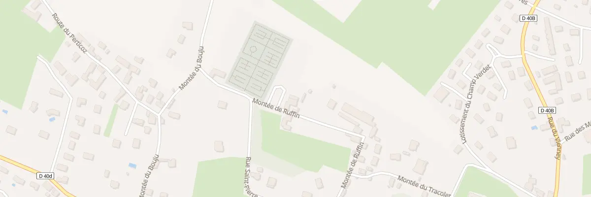 Plan du 24 Mte de Ruffin aux Avenières Veyrins-Thuellin