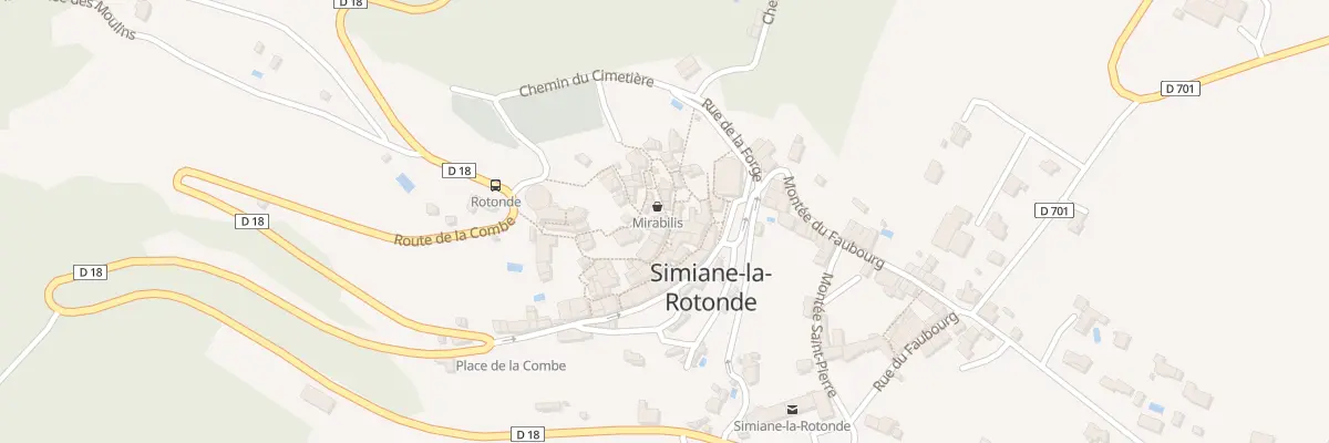 Plan du 159 Le Village à Simiane-la-Rotonde