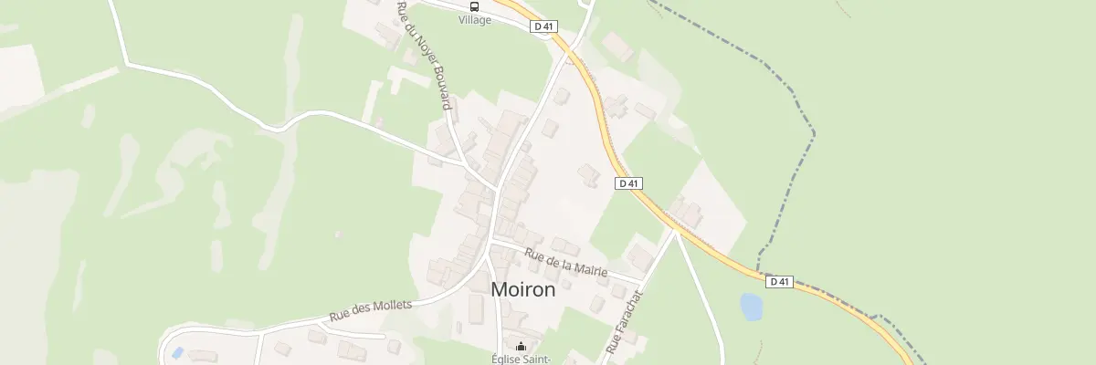 Plan du 9 Rue de l’Eglise à Moiron
