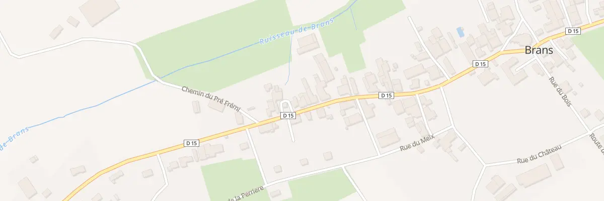 Plan du 34 Rue de la Fontaine à Brans