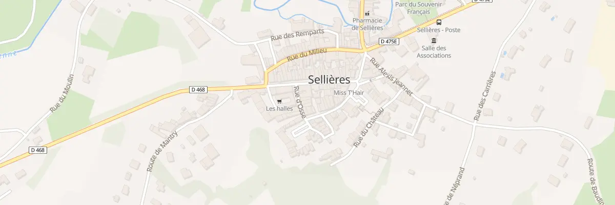 Plan du 5 Rue d’Osse à Sellières