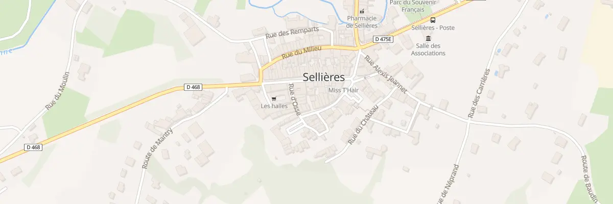 Plan du 3 Rue d’Osse à Sellières