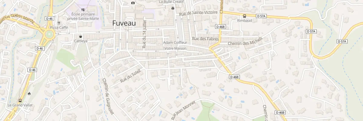 Plan du 1 Rue du Midi à Fuveau