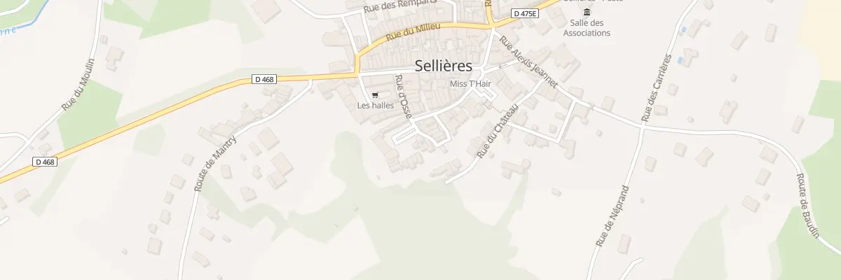 Plan du 15 Pl de la Vieille Eglise à Sellières