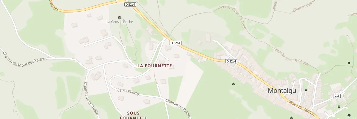 Plan du 5 Che Derriere la Ville à Montaigu