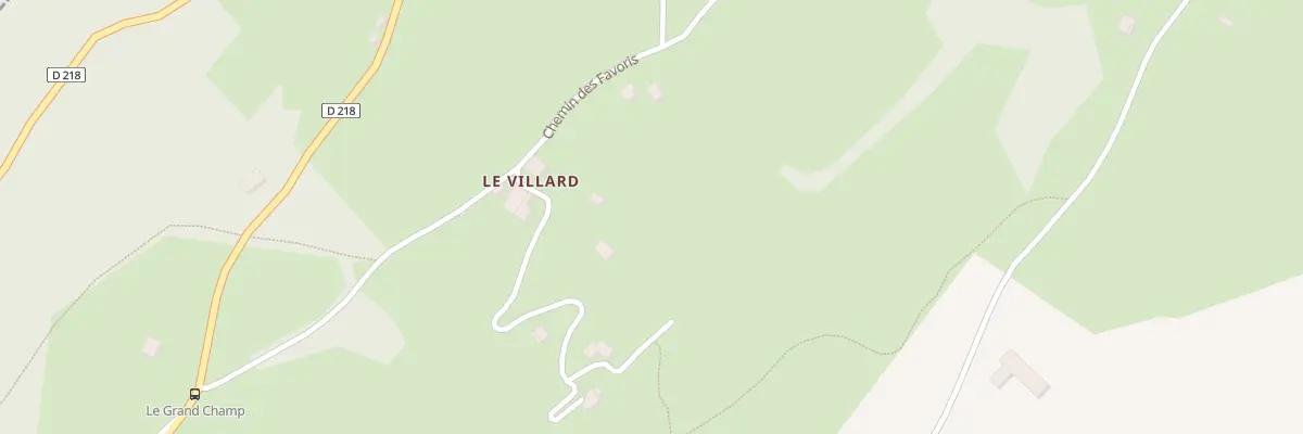 Plan du 451 Le Villard à Montaud
