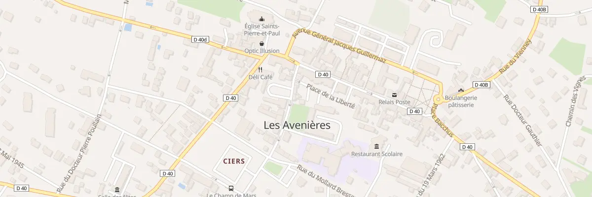 Plan du 7 Rue de l’Hôtel de Ville aux Avenières Veyrins-Thuellin