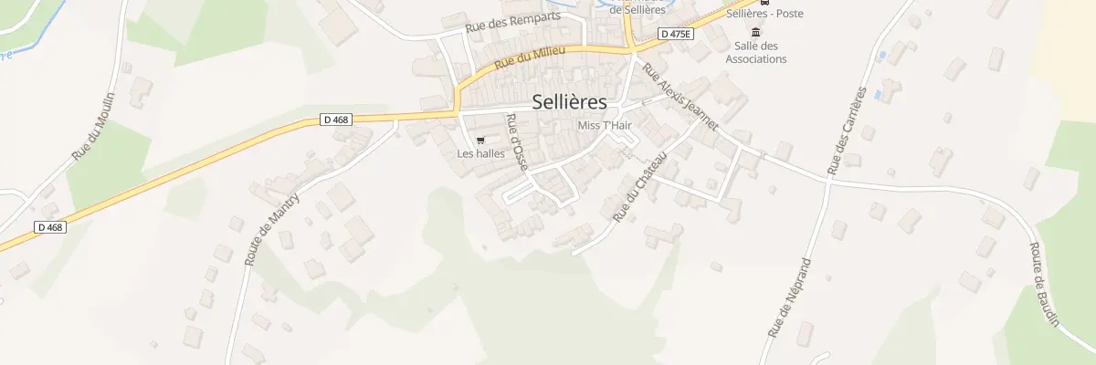 Plan du 17 Pl de la Vieille Eglise à Sellières