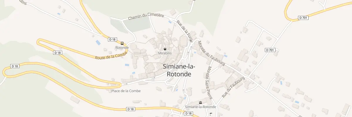 Plan du 176 Le Village à Simiane-la-Rotonde