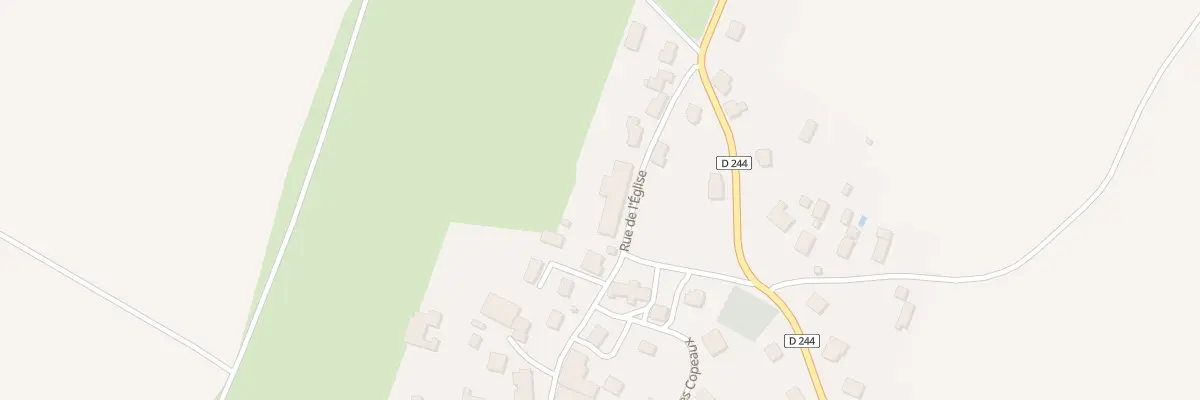 Plan du 9 Rue de l’Eglise à Falletans
