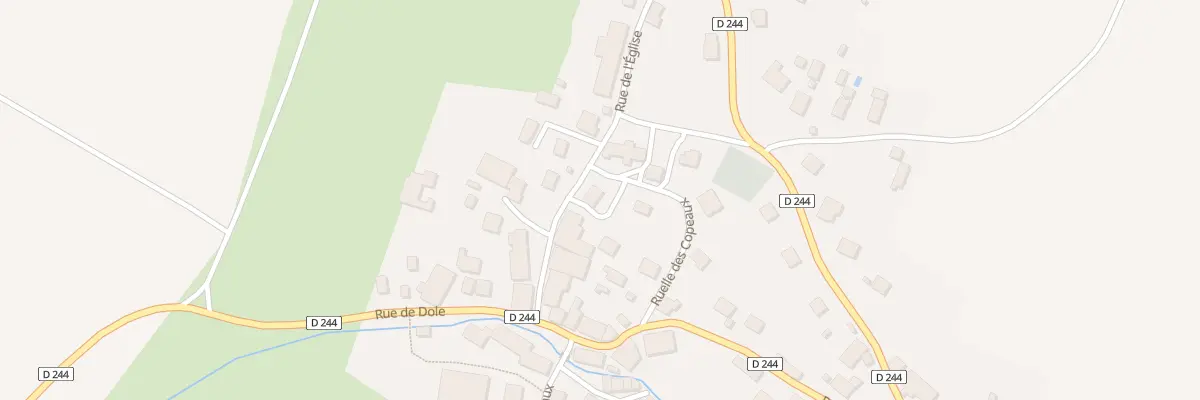Plan du 8 Rue de l’Eglise à Falletans