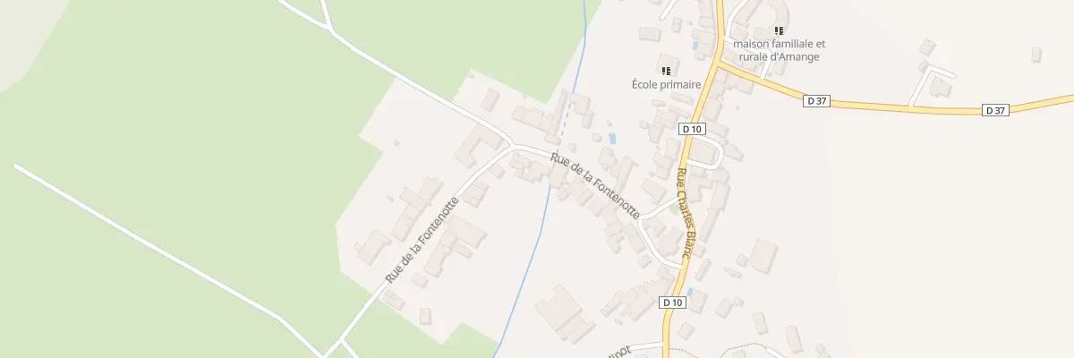 Plan du 11 Rue de la Fontenotte à Amange