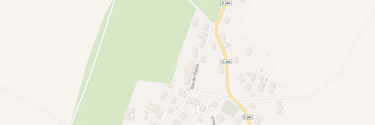 Plan du 11 Rue de l’Eglise à Falletans