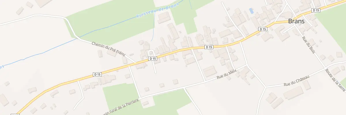 Plan du 9 Rue de la Fontaine à Brans