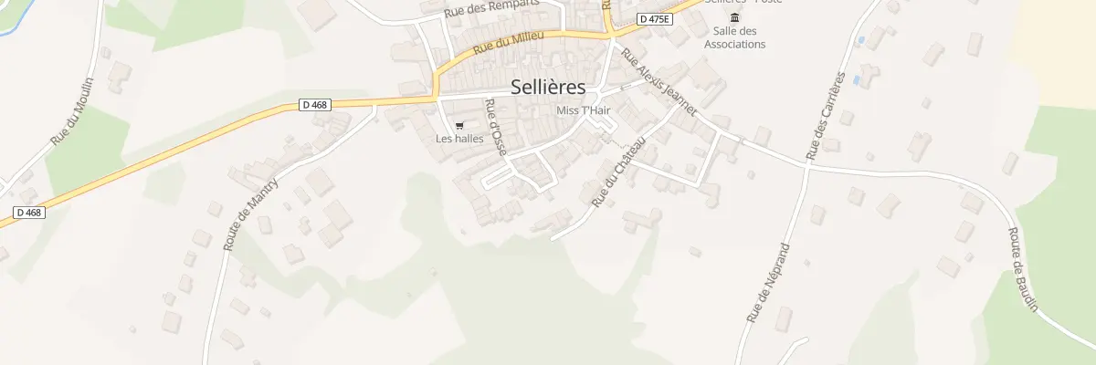 Plan du 1 Che des Rampes à Sellières
