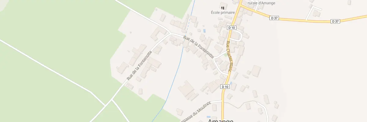 Plan du 7 Rue de la Fontenotte à Amange