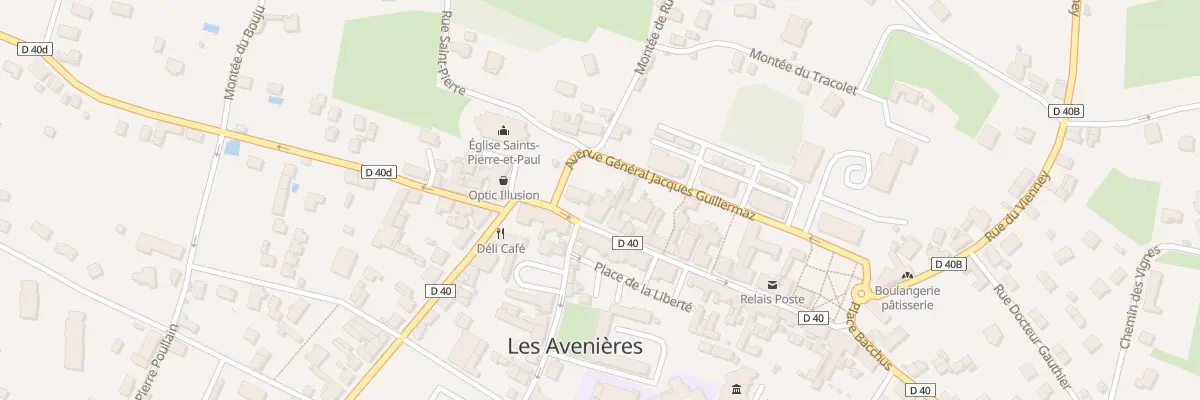 Plan du 1 Gr Grande Rue de Ciers aux Avenières Veyrins-Thuellin
