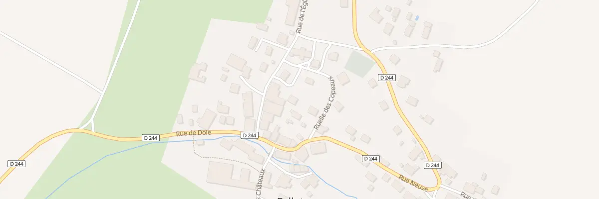 Plan du 1 Rle des Copeaux à Falletans
