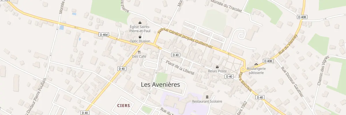 Plan du 10 Gr Grande Rue de Ciers aux Avenières Veyrins-Thuellin