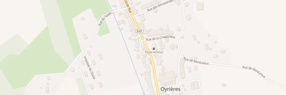 Plan du 25 Gr Grande Rue à Oyrières