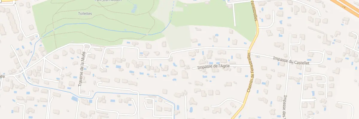 Plan du 187 Tra de la Sauvageonne à Aubagne