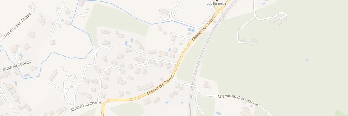 Plan du 1360 Che de Fenestrelle à Aubagne
