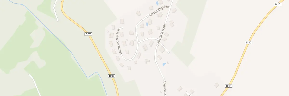 Plan du 3 Rue des Gentianes à Amange