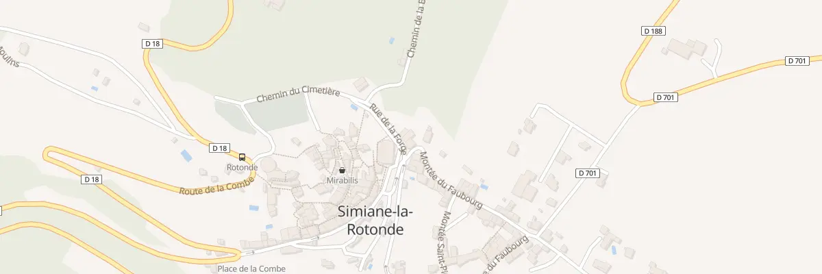 Plan du 33 Le Vignaou à Simiane-la-Rotonde