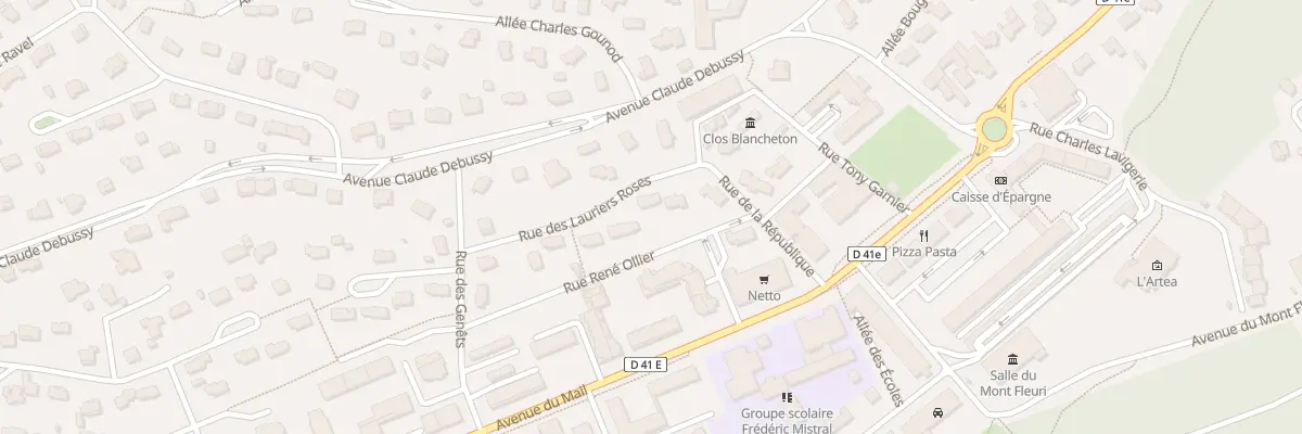 Plan du 5 Rue des Lauriers Roses à Carnoux-en-Provence