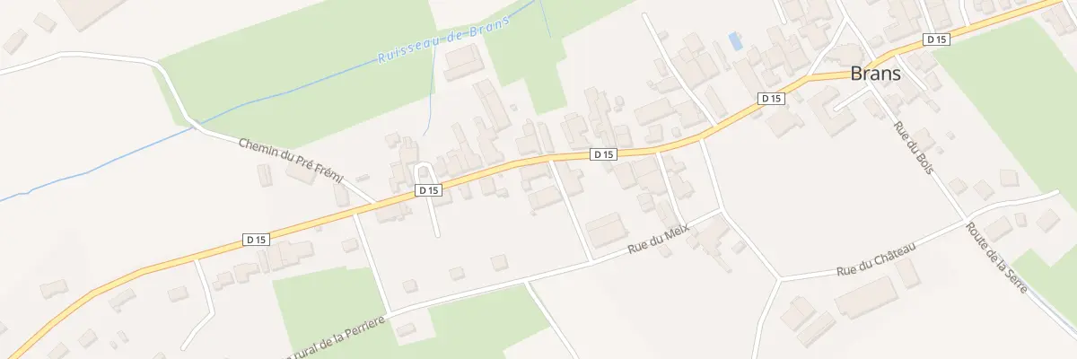 Plan du 2 Che du Rucheri à Brans