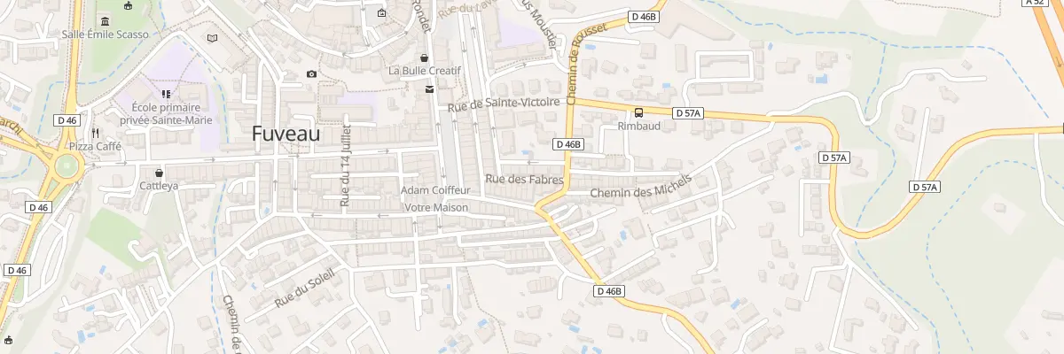 Plan du 6550 Rue du Quatre Septembre à Fuveau
