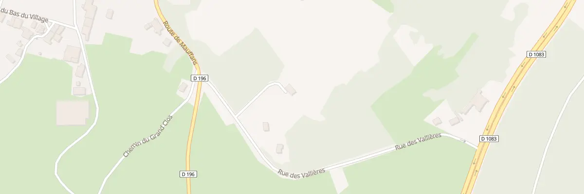 Plan du 80 Rue des Vallières à Mantry