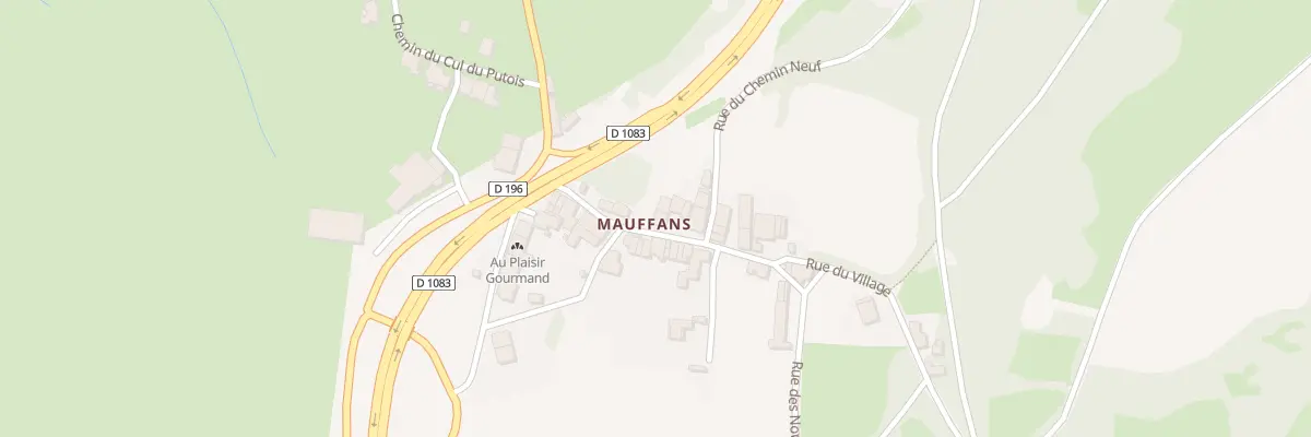 Plan du 89 Rue du Village à Mantry