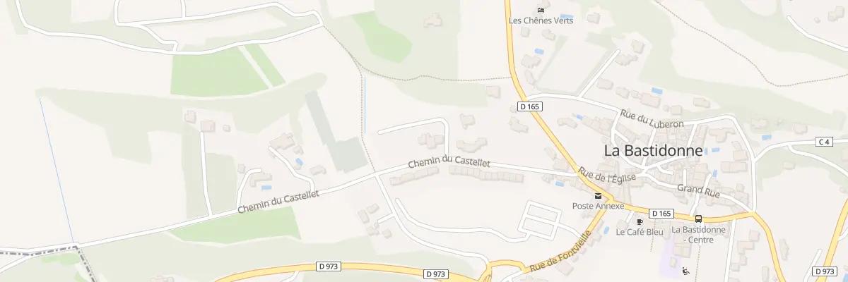 Plan du 6C Che du Castellet à La Bastidonne