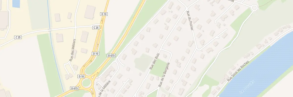 Plan du 8 Rue des Buis à Rochefort-sur-Nenon