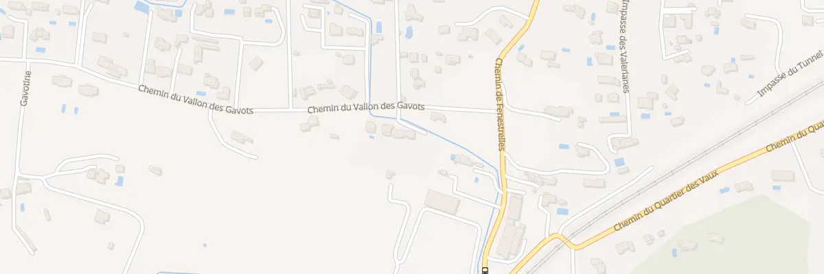 Plan du 115 Che du Vallon des Gavots à Aubagne