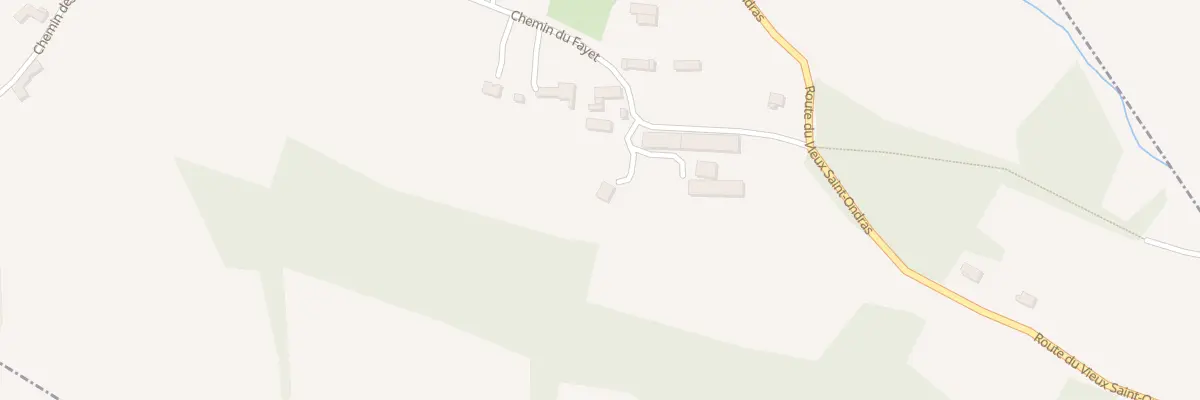 Plan du 129 Chem du Fayet à Saint-Ondras