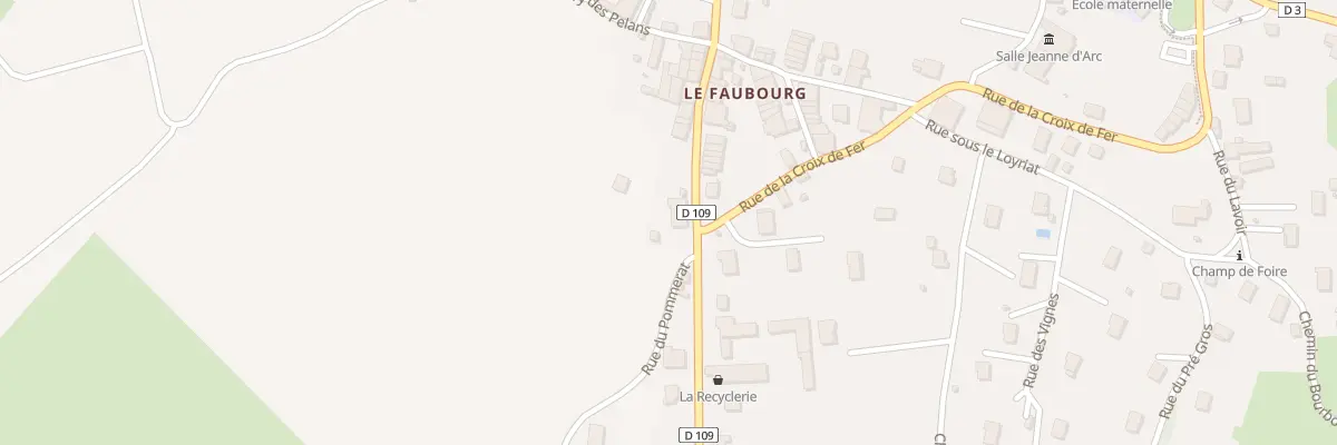Plan du 22 Rue du Faubourg à Arinthod